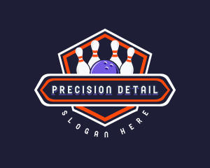 Sports Bowling Tournament logo design