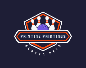 Sports Bowling Tournament logo design