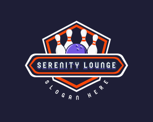 Sports Bowling Tournament logo design