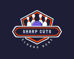 Sports Bowling Tournament logo design