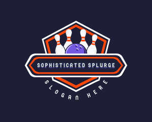 Sports Bowling Tournament logo design