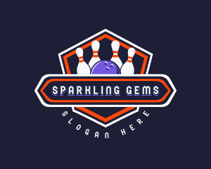 Sports Bowling Tournament logo design