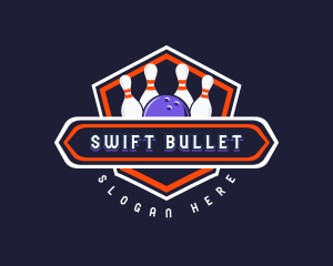 Sports Bowling Tournament logo design