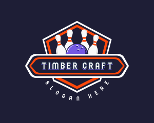 Sports Bowling Tournament logo design