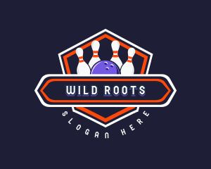 Sports Bowling Tournament logo design