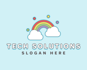 Rainbow Sky Cloud logo