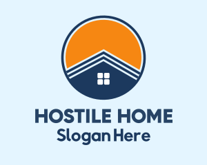 Home Realtor Emblem  logo design