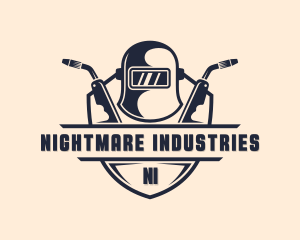 Industrial Welding Machinist  logo design