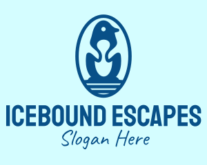 Blue Penguin Egg logo