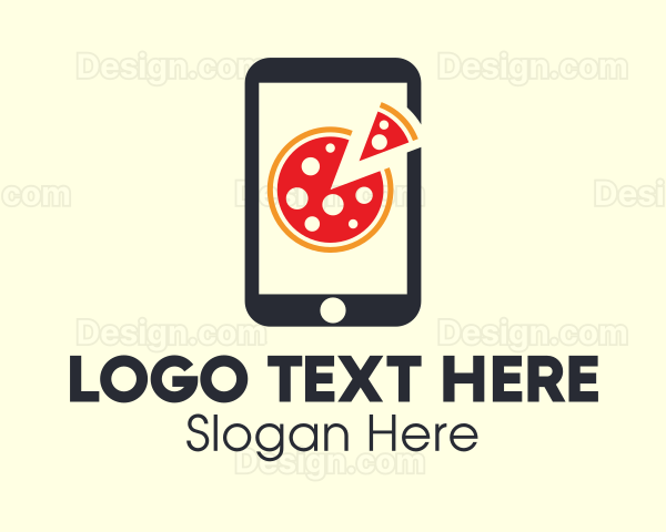 Mobile Pizza Delivery Logo