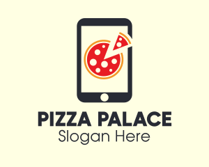 Mobile Pizza Delivery logo design
