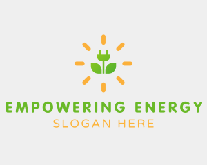 Eco Plug Socket logo design