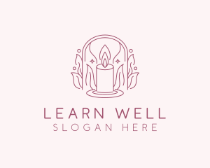 Wellness Candle Souvenir logo design