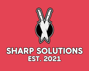 Sharp Kitchen Knife  logo