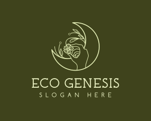 Natural Eco Beauty logo design