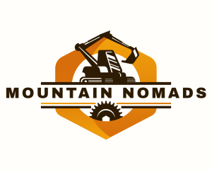 Excavator Machinery Engineering logo design