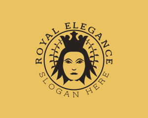 Royal Queen Pageant  logo design