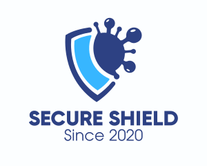 Blue Virus Protection Shield logo