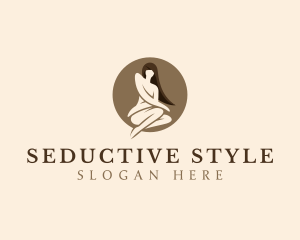 Seductive Sexy Woman logo design