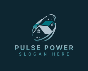 Power Washing Housekeeper logo design