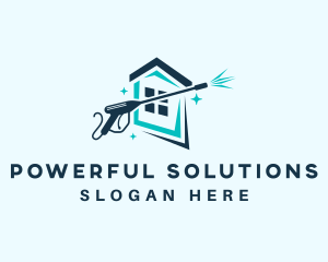 House Cleaning Wash logo design