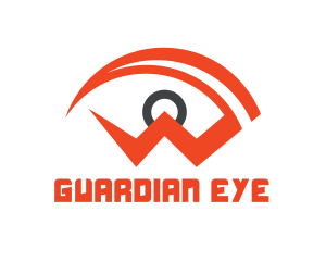 Spy Red Eye logo design