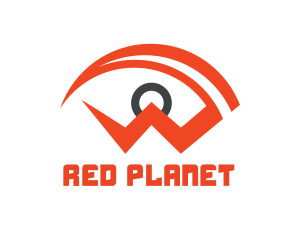 Spy Red Eye logo design