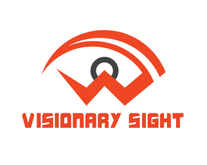 Spy Red Eye logo design