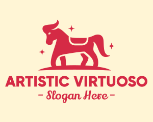 Star Horse Pony logo design