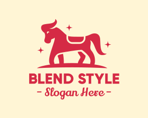 Star Horse Pony logo design