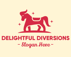 Star Horse Pony logo design