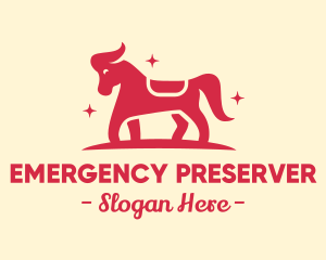 Star Horse Pony logo design