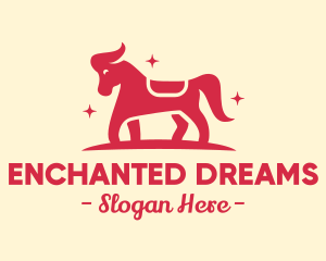 Star Horse Pony logo design