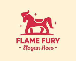 Star Horse Pony logo design