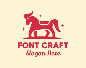 Star Horse Pony logo design