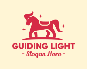 Star Horse Pony logo design