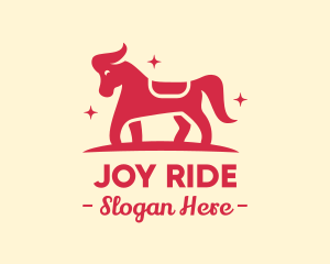 Star Horse Pony logo design