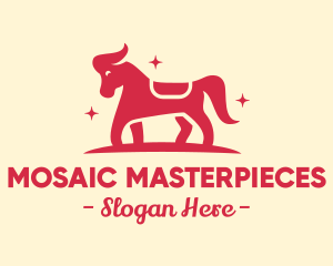 Star Horse Pony logo design