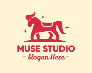 Star Horse Pony logo design