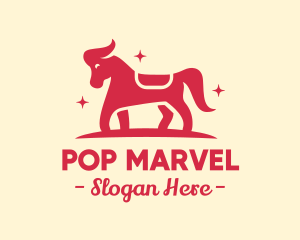 Star Horse Pony logo design