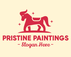 Star Horse Pony logo design