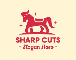 Star Horse Pony logo design