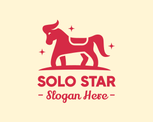 Star Horse Pony logo design