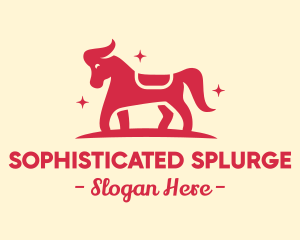 Star Horse Pony logo design