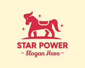 Star Horse Pony logo design