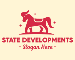 Star Horse Pony logo design