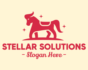 Star Horse Pony logo design