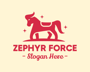 Star Horse Pony logo design