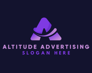 Multimedia Tech Advertising logo design