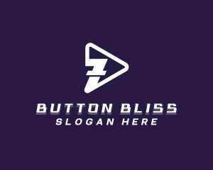 Multimedia Arrow Button logo design